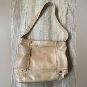 The Sak De Young Leather Hobo Bag in Tan